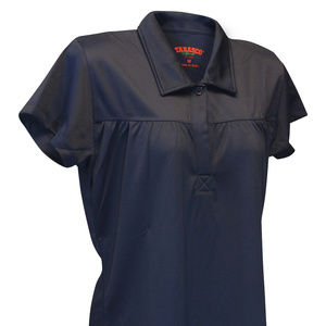 Women's Short Cap Sleeve Deep Blue Polo Golf Shirt
